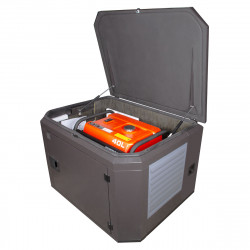 Генератор A-iPower A7000EAX в тихом зимнем кожухе 1200 RAL 8019
