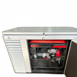 Бензиновый генератор A-iPower A13000EAX в супертихом зимнем кожухе 1700SS RAL 7035