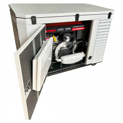 Бензиновый генератор A-iPower A17000EAX в супертихом зимнем кожухе 1700SS RAL 7035