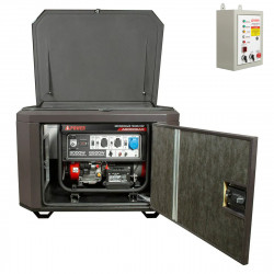 Генератор A-iPower A9000EAX в тихом зимнем кожухе 1200 RAL 8019 + блок автозапуска A-iPower 230 В 50