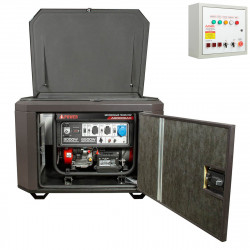 Генератор A-iPower A9000EAX в тихом зимнем кожухе 1200 RAL 8019 + блок автозапуска A-iPower 230В/400