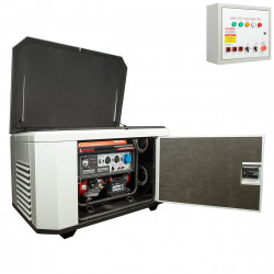 Генератор A-iPower A9000EAX в супертихом зимнем кожухе 1400SS RAL 7035 + блок автозапуска A-iPower 2