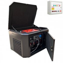Генератор A-iPower A9000EAX в супертихом зимнем кожухе 1400SS RAL 8019 + блок автозапуска A-iPower 2