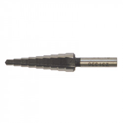 231336 Ступенчатое сверло из быстрорежущей стали HSS, d4-12 мм, хвостовик d6 мм (Haupa)