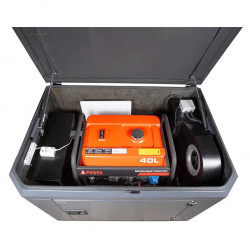 Генератор A-iPower A6000EAX в супертихом зимнем кожухе 1400SS RAL 7024