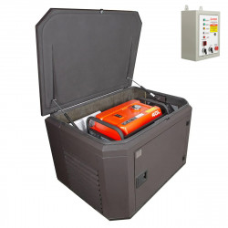 Генератор A-iPower A6000EAX в тихом зимнем кожухе 1200 RAL 8019 + блок автозапуска A-iPower 230 В 50