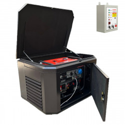 Генератор A-iPower A6000EAX в супертихом зимнем кожухе 1400SS RAL 8019 + блок автозапуска A-iPower 2