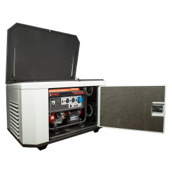 Генератор A-iPower A7000EAX в супертихом зимнем кожухе 1400SS RAL 7035