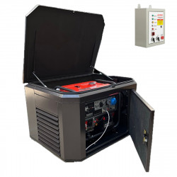 Генератор A-iPower A7000EAX в супертихом зимнем кожухе 1400SS RAL 8019 + блок автозапуска A-iPower 2