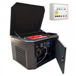 Генератор A-iPower A7000EAX в супертихом зимнем кожухе 1400SS RAL 8019 + блок автозапуска A-iPower 2
