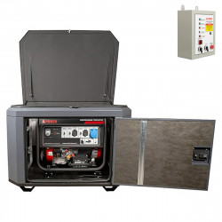 Генератор A-iPower A8000EAX в тихом зимнем кожухе 1200 RAL 7024 + блок автозапуска A-iPower 230 В 50