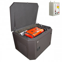 Генератор A-iPower A8000EAX в тихом зимнем кожухе 1200 RAL 8019 + блок автозапуска A-iPower 230 В 50