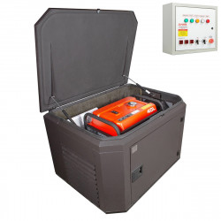 Генератор A-iPower A8000EAX в тихом зимнем кожухе 1200 RAL 8019 + блок автозапуска A-iPower 230В/400