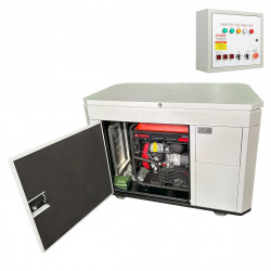 Генератор A-iPower A11000EAX в тихом зимнем кожухе 1600 RAL 7035 + блок автозапуска A-iPower 230В/40