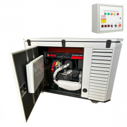 Бензиновый генератор A-iPower A13000EAX в супертихом зимнем кожухе 1700SS RAL 7035 + блок автозапуск