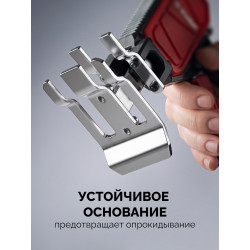 33197 Подъемник универсальный ЗУБР 130 кг, 150 мм подъем, нейлоновый корпус, стальная хромированная рейка