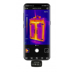 UTi721M UNI-T Тепловизор портативный для смартфона -20/+550c (ИК-разрешение 256х192 пикселей,ПО Android)