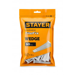 33848-50 STAYER СВП TileFix, клин 50 шт, система выравнивания плитки ″ворота″ (33848-50)
