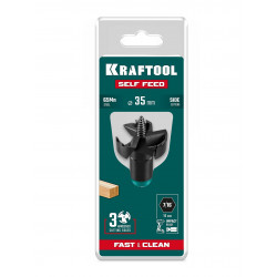 29951-35 KRAFTOOL SELF FEED d 35 мм, сверло по дереву самоврезающееся (29951-35)