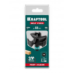 29951-68 KRAFTOOL SELF FEED d 68 мм, сверло по дереву самоврезающееся (29951-68)