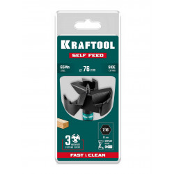 29951-76 KRAFTOOL SELF FEED d 76 мм, сверло по дереву самоврезающееся (29951-76)