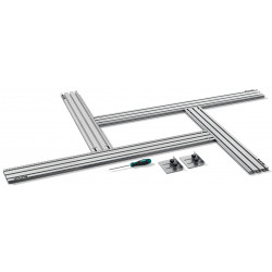 32810 KRAFTOOL KRAFTFLEX MFS-700-1000 мм, 4шт, шаблон фрезерный в комплекте с 2 упорами
