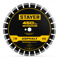 3669-450 STAYER ASPHALT 450 мм, диск алмазный по асфальту, PROFESSIONAL