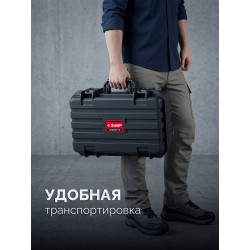 38147-18 ЗУБР СЕЙФЕР-18, 460 х 310 х 190 мм, (18″), ударопрочный пластиковый ящик