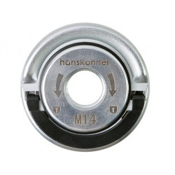 HNUT-Q1 Гайка быстрозажимная М14 для 115/150 УШМ, Hanskonner