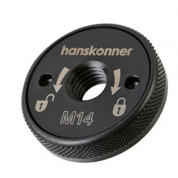 HNUT-Q2 Гайка быстрозажимная М14 для 115/230 УШМ Hanskonner