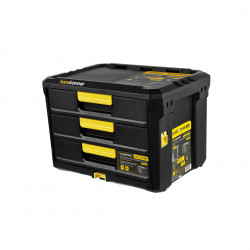 Ящик модульный 3 выдвижных секции, система хранения HANSTORAGE PLUS, 525x373x367мм HSP3DR
