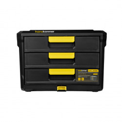 Ящик модульный 3 выдвижных секции, система хранения HANSTORAGE PLUS, 525x373x367мм HSP3DR