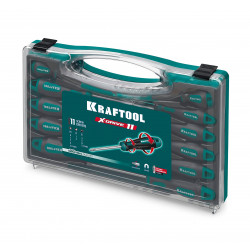 25811 Набор отверток KRAFTOOL X-Drive 11, 11 шт., в кейсе