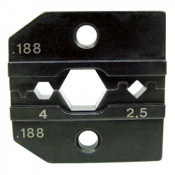 212206 Матрицы 2,5+4 мм2 для контактов ''Huber & Suhner'', для пресс-клещей 212200 (Haupa)