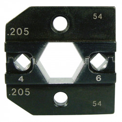 212208 Матрицы 4+6 мм2 для контактов ''Huber & Suhner'', для пресс-клещей 212200 (Haupa)