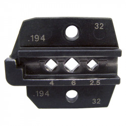 212210 Матрицы MC3, 2,5+4+6 мм2 для контактов ''Multi-Contact'', для пресс-клещей 212200 (Haupa)