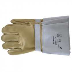 120028 Защитные кожаные перчатки 2.5 кВ, 10 р-р (Haupa)