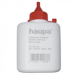 140510 Цветной мелованный порошок в пластиковой бутылке, красный, 250 г (Haupa)